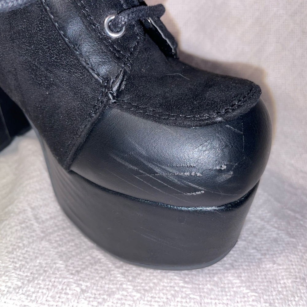 Demonia Charade-100 Spiked Ankle Boots with Bracelets - Picture 6 of 10